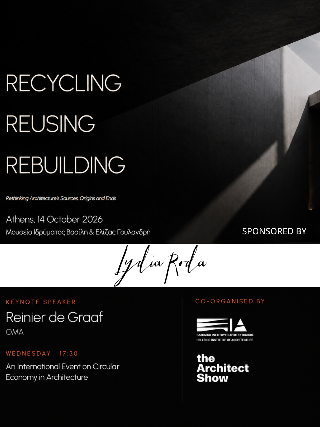 Lydia Roda Supports “Recycling, Reusing, Rebuilding”